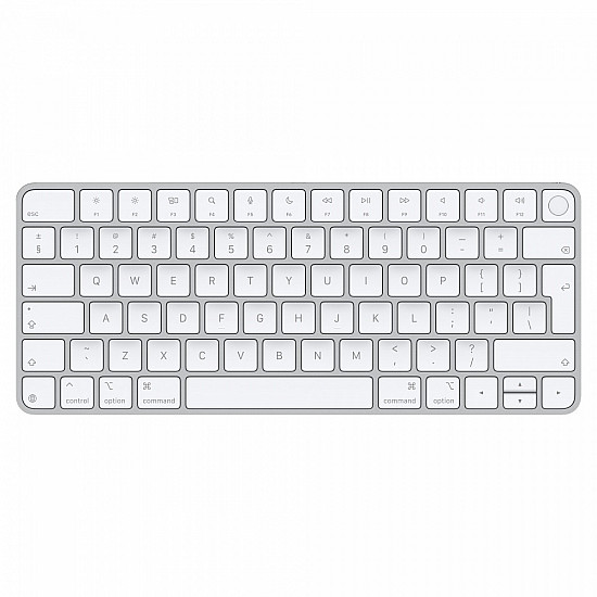 Apple Magic Keyboard with Touch ID for Mac models MXCK3Z/A Compact Keyboard Wireless EN Bluetooth White