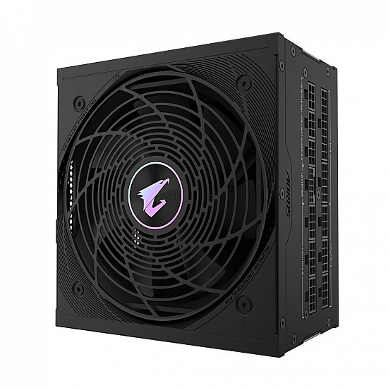 GIGABYTE AORUS ELITE GP AE1000PM PG5 maitinimo blokas su 1000W, 80 PLUS Platinum, aktyvus PFC 2025