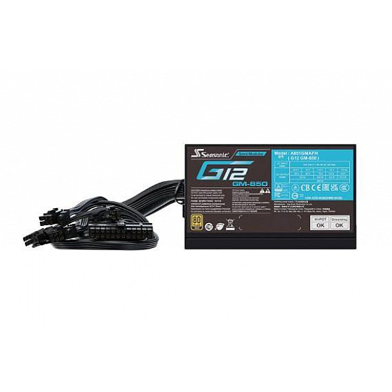 SEASONIC G12 GM-850 maitinimo blokas su 850W, 80 PLUS GOLD, 2025