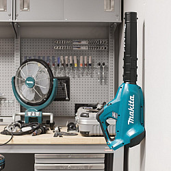 Makita DUB362Z cordless leaf blower 193 km/h Black, Turquoise 18 V Lithium-Ion (Li-Ion)