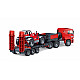 Auto MAN TGA with low-bed semitrailer and telehandler Manitou MLT 633 Bruder