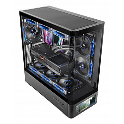 Mars Gaming MCLCDPRO computer case Midi Tower Black