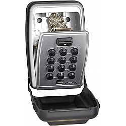 5423EURD, wall safe, black, grey, combination lock, key, 79 mm, 52 mm