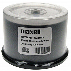 MAXELL CD-R 700MB 50 pcs. 52x80 min, spindel, CD-R for printing