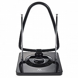 Maclean MCTV-963 High Gain Indoor Aerial Antenna Low Noise Digital Analog Freeview FM DVB Strongt 45dB DVB-T/T2 H.265 HEVC