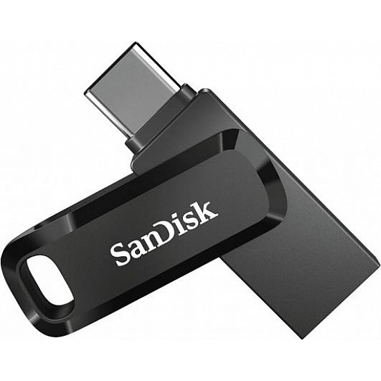 2er Pack SanDisk Ultra Dual Go Typ-A/Typ-C 128GB USB-Stick Swivel, bis zu 400 MB/s, USB 3.2 Gen 1x1 (5 Gbit/s)