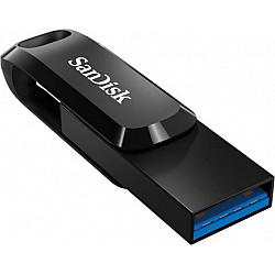 2er Pack SanDisk Ultra Dual Go Typ-A/Typ-C 128GB USB-Stick Swivel, bis zu 400 MB/s, USB 3.2 Gen 1x1 (5 Gbit/s)