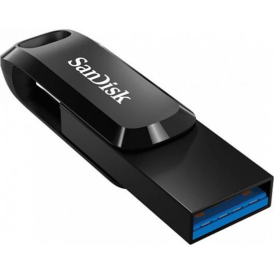 2er Pack SanDisk Ultra Dual Go Typ-A/Typ-C 128GB USB-Stick Swivel, bis zu 400 MB/s, USB 3.2 Gen 1x1 (5 Gbit/s)