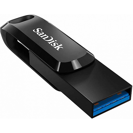 2er Pack SanDisk Ultra Dual Go Typ-A/Typ-C 128GB USB-Stick Swivel, bis zu 400 MB/s, USB 3.2 Gen 1x1 (5 Gbit/s)
