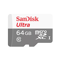 64GB Ultra microSDXC, 64 GB, MicroSDXC, Class 10, 100 MB-s, 10 MB-s, Grey