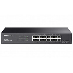 16-Port Gigabit Desktop/Rackmount Switch PORT: 16× Gigabit RJ45 Ports MS116GS