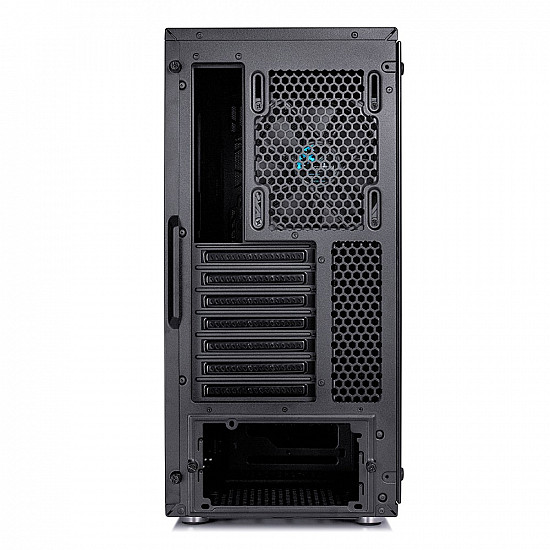 Fractal Design Meshify C FD-CA-MESH-C-BKO-TG Side window Left side panel - Tempered Glass Black ATX Power supply included No ATX