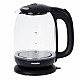 Mesko Kettle MS 1302b Electric 2200 W 1.7 L Glass 360° rotational base Black