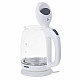 Mesko Kettle MS 1302w Electric 2200 W 1.7 L Glass 360° rotational base White