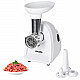 Mesko Meat mincer MS 4809 White 350 W Middle size sieve; mince sieve; poppy sieve; plunger; sausage filler