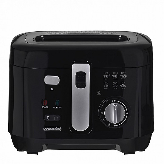 Mesko Deep fryer MS 4908 Power 1800 W Capacity 2.5 L Black