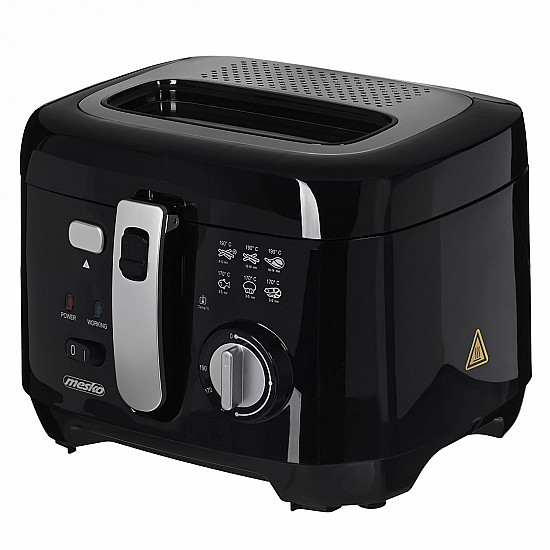 Mesko Deep fryer MS 4908 Power 1800 W Capacity 2.5 L Black