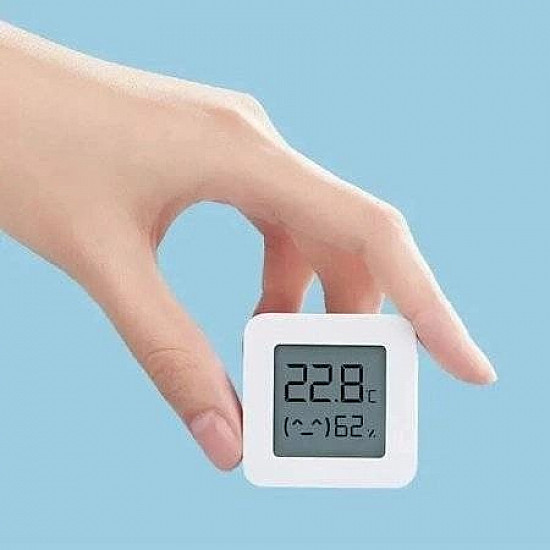 Xiaomi Mi Temperature and Humidity Monitor 2 Temperatur- og fugtighedsssensor Hvid