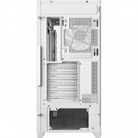 DEEPCOOL CG580 4F - ATX - 4x120mm ARGB fans - 2xUSB 3.0 - panoramic - tempered glass - white