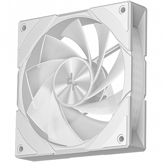 DEEPCOOL CG580 4F - ATX - 4x120mm ARGB fans - 2xUSB 3.0 - panoramic - tempered glass - white