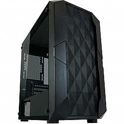 Gaming case LC-712MB-ON Polynom-X black