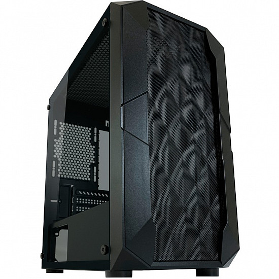 Gaming case LC-712MB-ON Polynom-X black