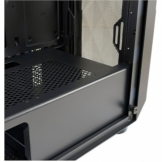 Gaming case LC-712MB-ON Polynom-X black