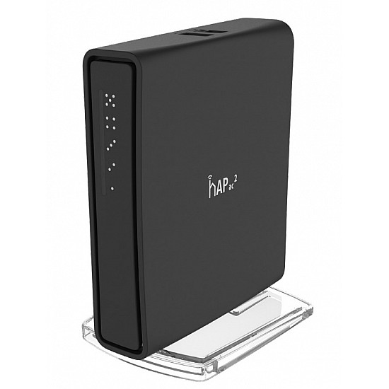 Access Point hAP AC2 RBD52G-5HacD2HnD-TC 802.11ac 10/100/1000 Mbit/s Ethernet LAN (RJ-45) ports 5 Mesh Support No MU-MiMO Yes No mobile broadband Antenna type Internal 12 month(s)