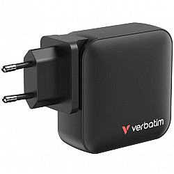 Verbatim Mini GaN Charger 165W 3xUSB-C 1xUSB-A US/EU/UK A.32216