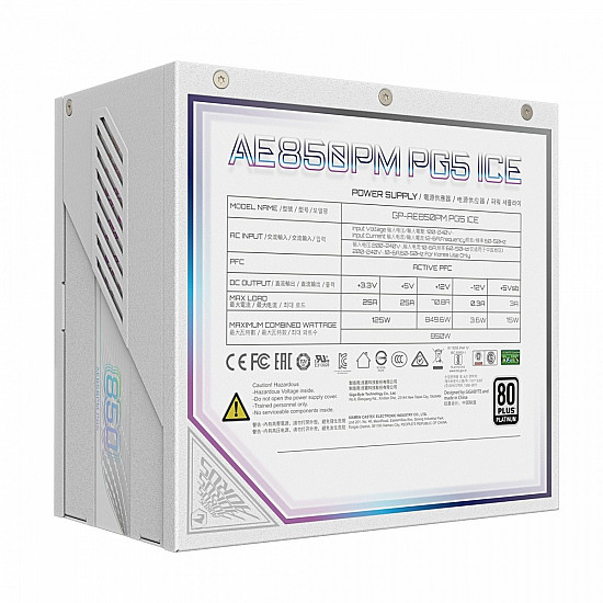 GIGABYTE AORUS ELITE maitinimo blokas su 850W, 80+ Platinum, modulinis 2025