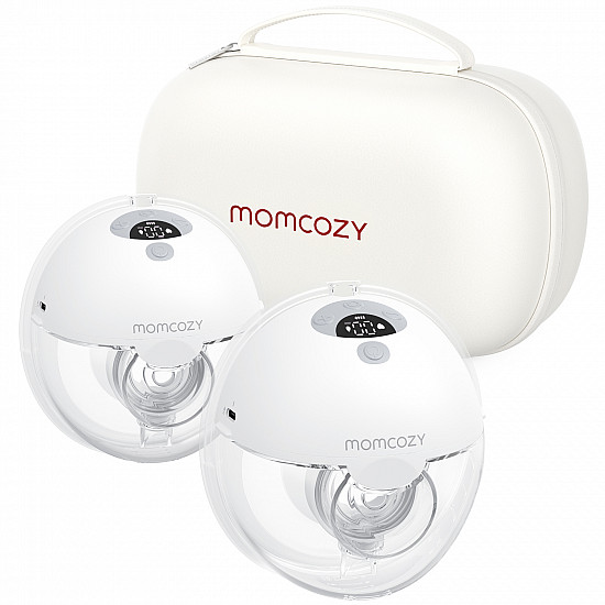 Momcozy M5 Double Breast Pump Gray, 160ml