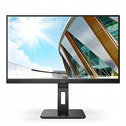 61cm/24 (1920x1080) AOC Pro-line 24P2QM 16:9 FHD 75Hz 4ms HDMI DVI DP VGA Speaker Pivot Black