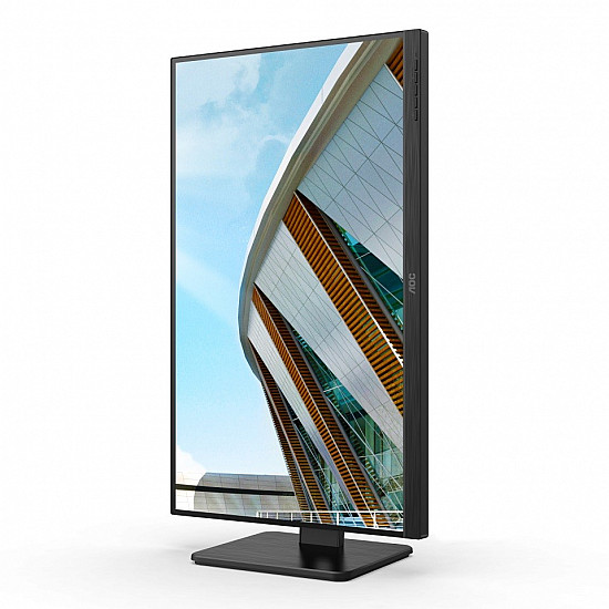 61cm/24 (1920x1080) AOC Pro-line 24P2QM 16:9 FHD 75Hz 4ms HDMI DVI DP VGA Speaker Pivot Black