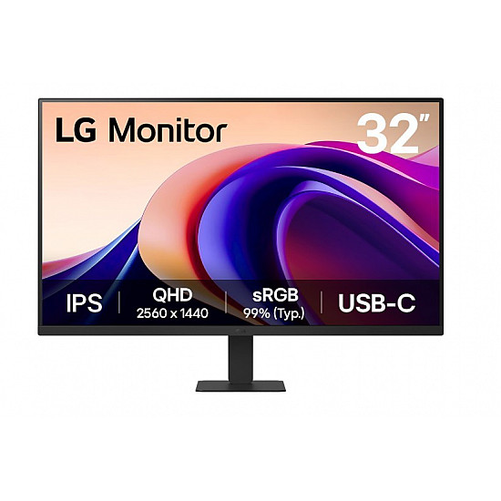 LCD Monitor LG 32U631A-B 31.5 Business Tilt Panel IPS 2560x1440 16:9 100Hz 5 ms Speakers Color Black 32U631A-B