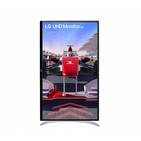 LCD Monitor LG 31.5 Panel VA 3840x2160 16:9 144 Hz Matte 5 ms Speakers Pivot Height adjustable Tilt Color Black / White 32UQ750P-W