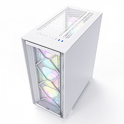 AIR 1000 Premium, Midi-Tower, Tempered Glass - white