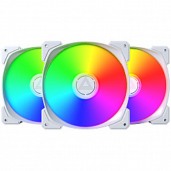 Fan MONTECH HP140 ARGB PWM 140mm white 3 pcs