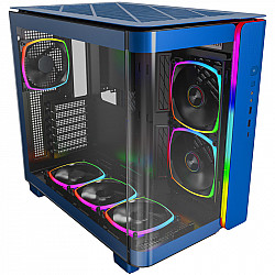 Montech KING 95 PRO Midi-Tower, Tempered Glass, ARGB - Berliner Blau