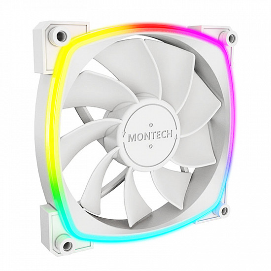 Montech RX120 PWM ARGB Reverse Lüfter - 120mm, weiß