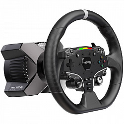 Gaming set - R3 base + ES steering wheel + SRP-Lite pedals + Moza Racing R3 RS053 clamps (X-BOX, PC)