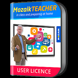 Mozaik TEACHER license for all platform, for one teacher, 1 year