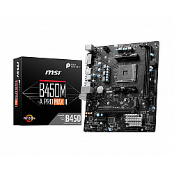 Pagrindinė plokštė MSI B450M-A PRO MAX II AM4 DDR4 mATX SATA M.2