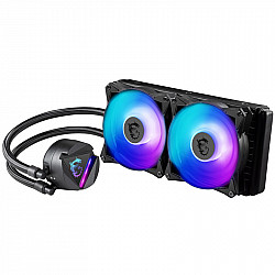 WATERCOOLING KIT FOR PROCESSOR WITH ARGB LIGHTING - 2 X 12 CM FANS - COMPATIBLE -INTEL 1150/1151/115
