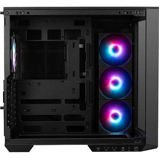 MSI MAG PANO 100R PZ MidiTower ATX MicroATX MiniITX Color Black MAGPANO100RPZ