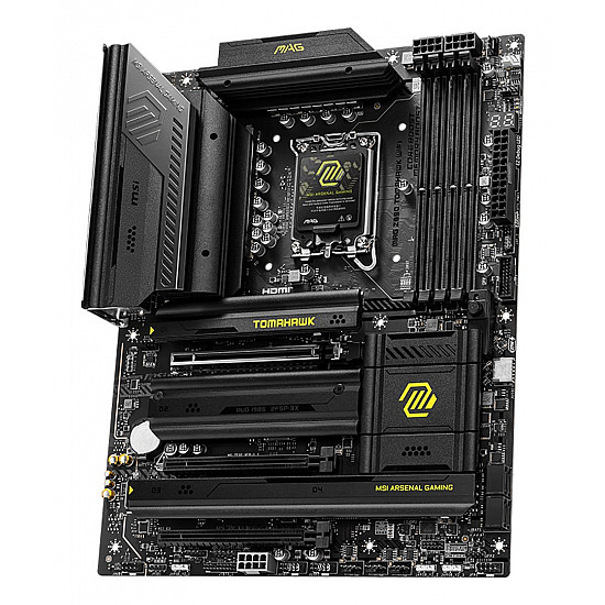 MSI MAG Z890 TOMAHAWK WIFI pagrindinė plokštė su DDR5, PCIe 5.0, WiFi 7 2025