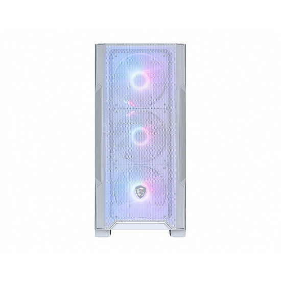 MSI PC Case MAG FORGE M100R Side window White Micro ATX Tower Power supply included No ATX