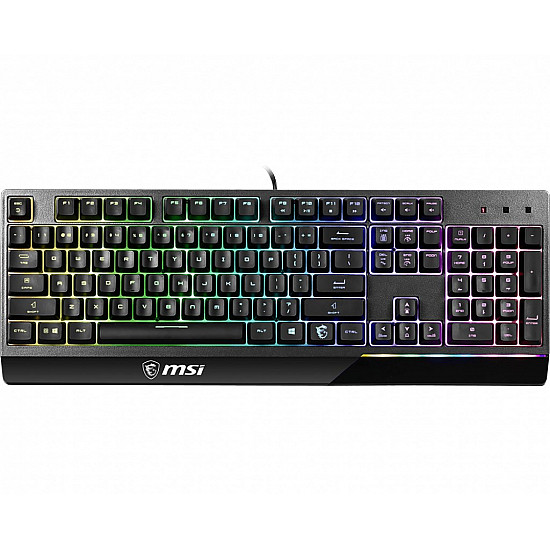 MSI Vigor GK30 Gaming Keyboard, US Layout, Wired, Black MSI Vigor GK30 Gaming keyboard Wired RGB LED light US Black