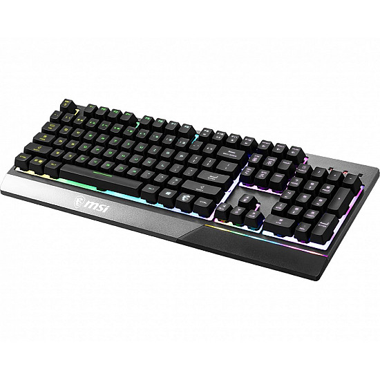 MSI Vigor GK30 Gaming Keyboard, US Layout, Wired, Black MSI Vigor GK30 Gaming keyboard Wired RGB LED light US Black
