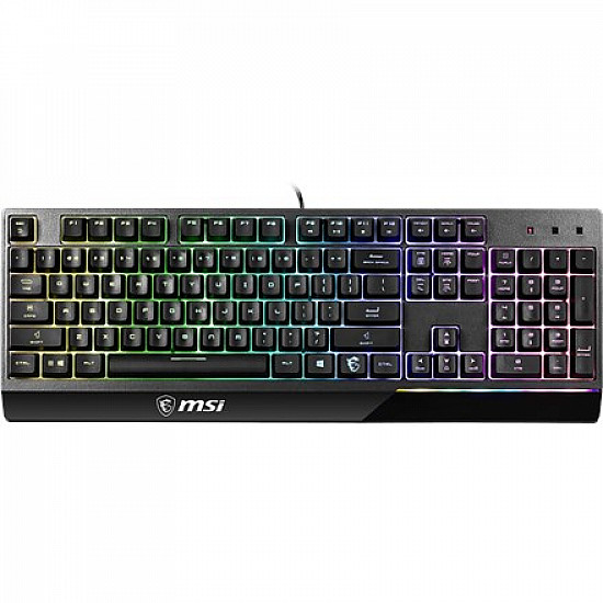 MSI Vigor GK30 Gaming Keyboard, US Layout, Wired, Black MSI Vigor GK30 Gaming keyboard Wired RGB LED light US Black