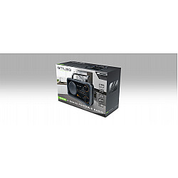 Muse 2-bands portable radio M-06DS AUX in Grey